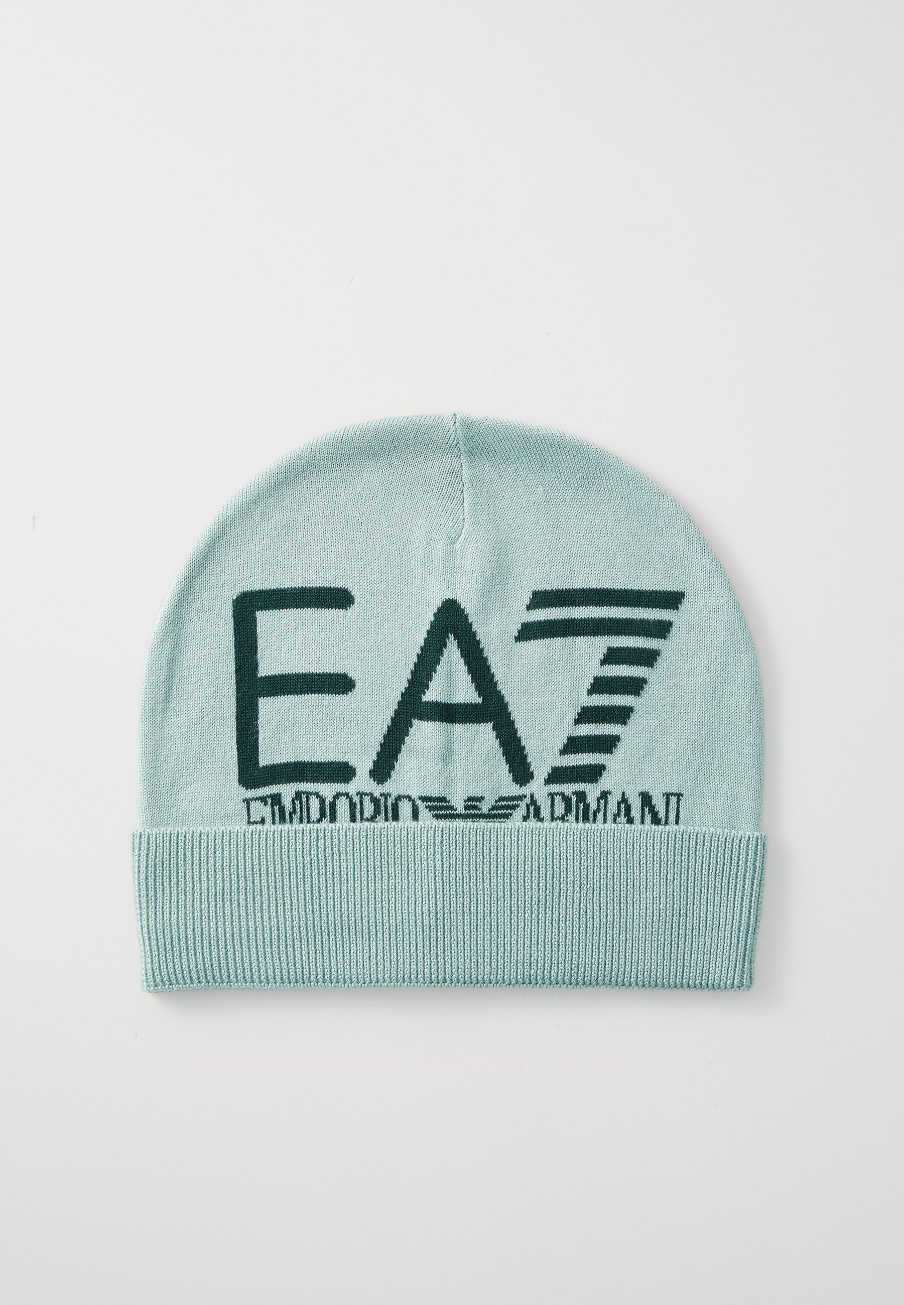 EA7 Emporio Armani MOUNTAIN VISIBILITY BEANIE UNISEX - Muts - blauw surf/ponderosa dennenhout