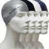 Badekappe – SPEEDO – Schlichte, flache Silikonkappe – Blau – Bequem und verstellbar