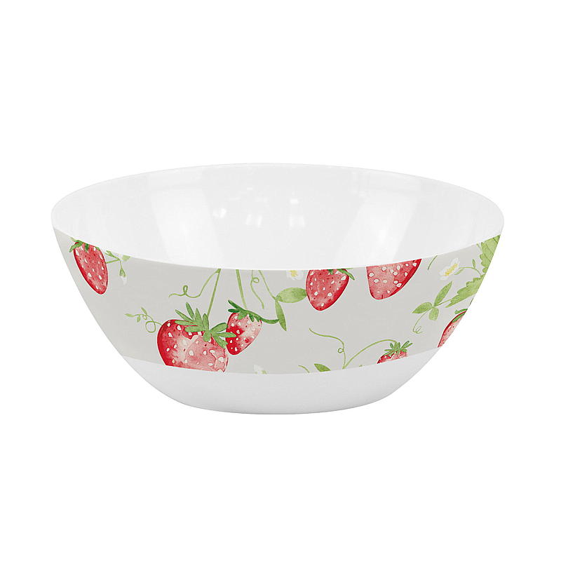 Ciotola da insalata Cuisine ø 25 cm in melamina, colore fragola