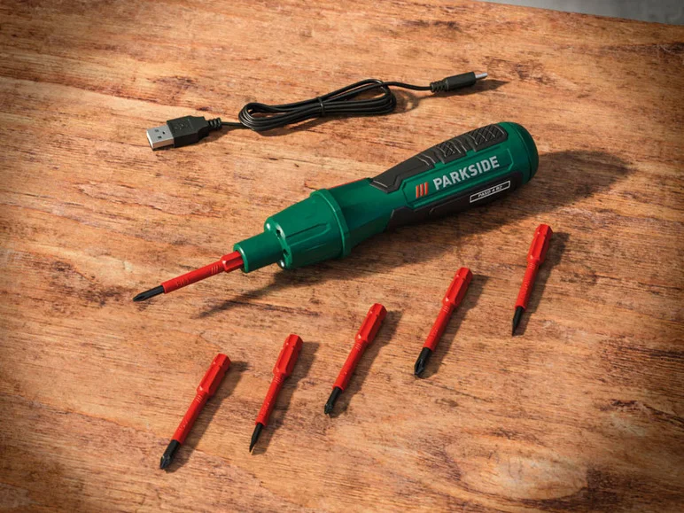 Parafusadeira sem fio PARKSIDE® PASD 4 B2, 4 V, z 6 gniazdami