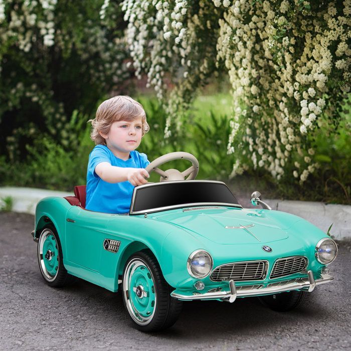 HOMCOM - Coche eléctrico infantil - Polipropileno - 115x55x47cm - Verde