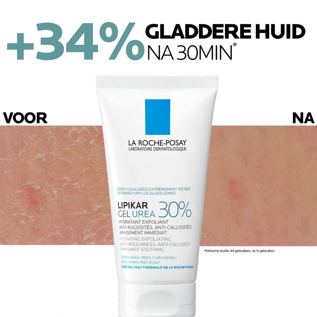 La Roche-Posay Lipikar Urea 30% gelio kūno losjonas, 50 ml