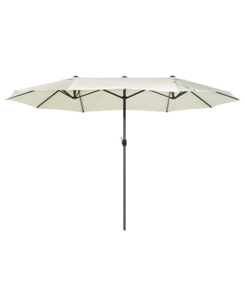 Parasol ogrodowy podwójny 460x270 beżowy