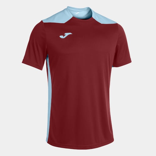  Camiseta Manga Corta Joma Championship Vi Burdeos Celeste