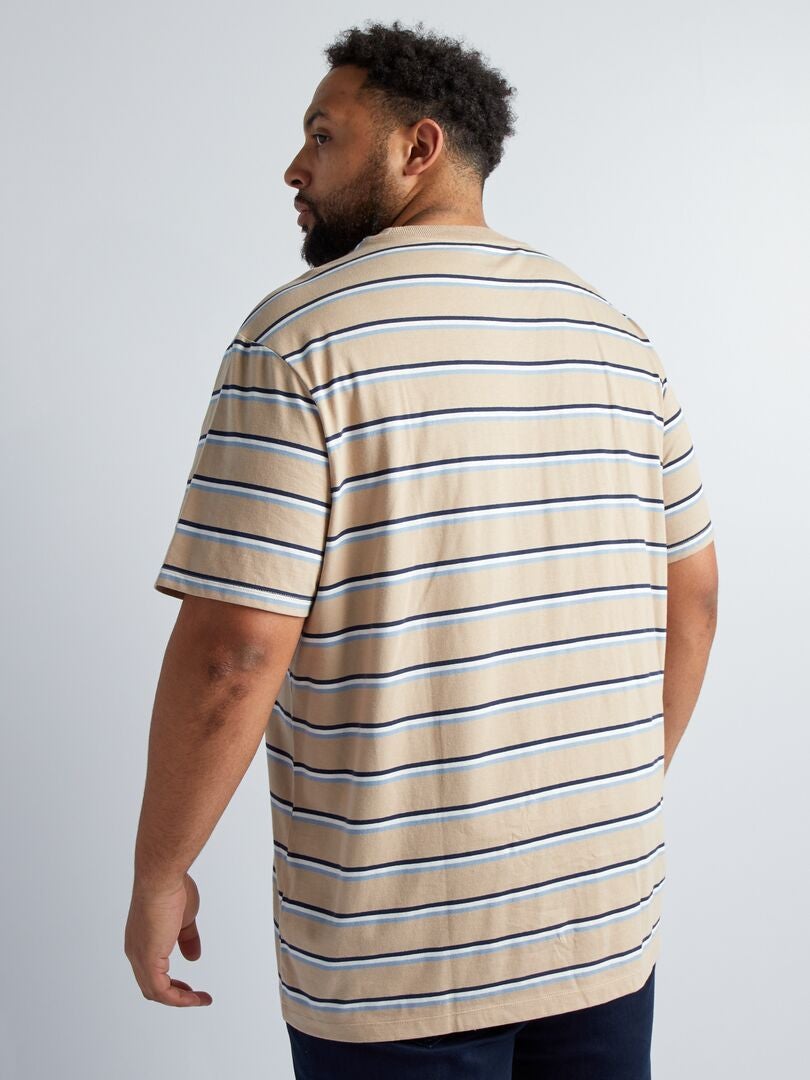 Camiseta listrada - AMARELA