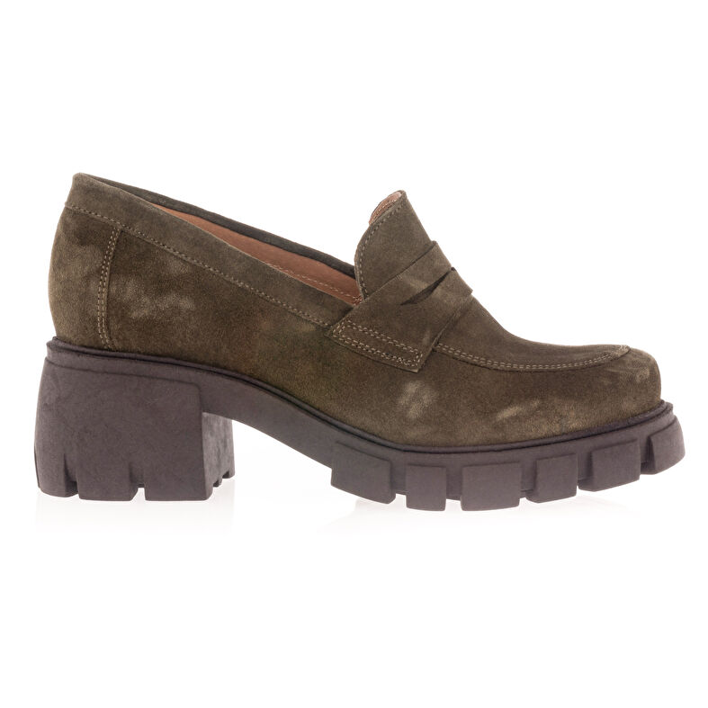 Mocassins / chaussures bateau Femme Vert