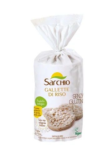 SARCHIO Glutenvrije rijstwafels Sarchio 100 g