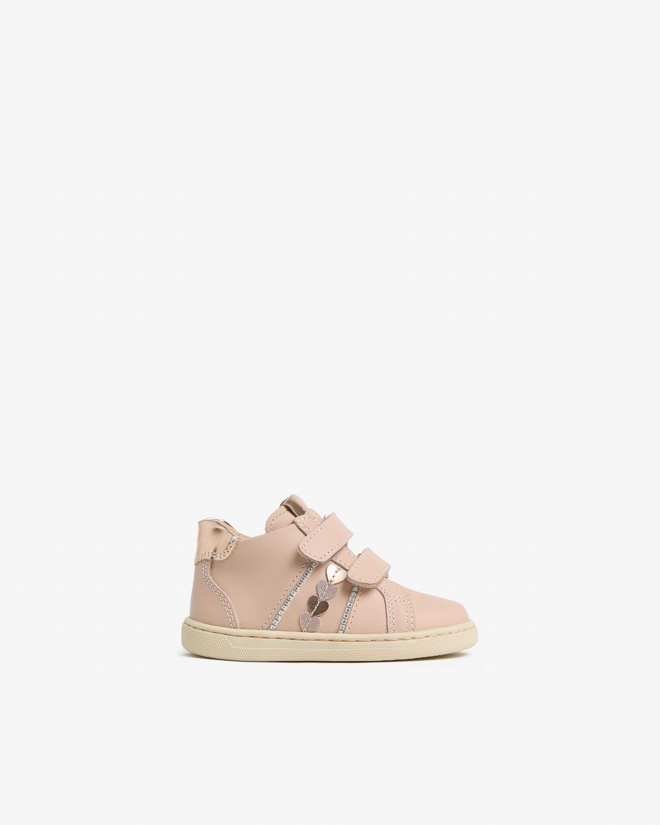  Junior-Sneaker für Mädchen aus Leder und Funktionsmaterial