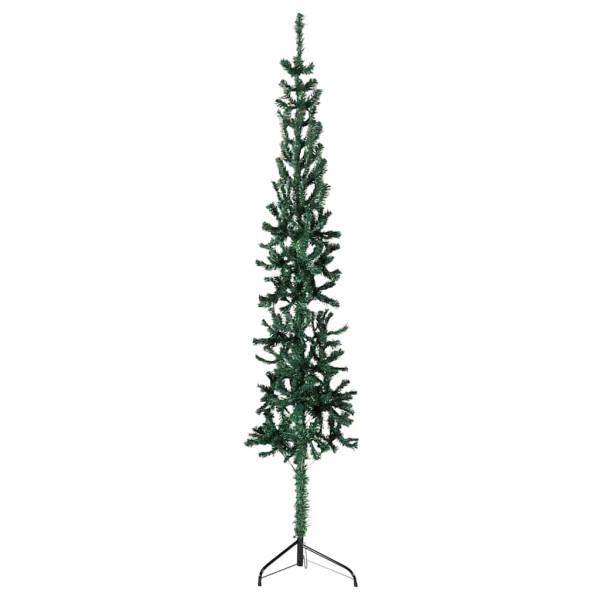 Sztuczna choinka połówka Zielony 150 cm vidaXL