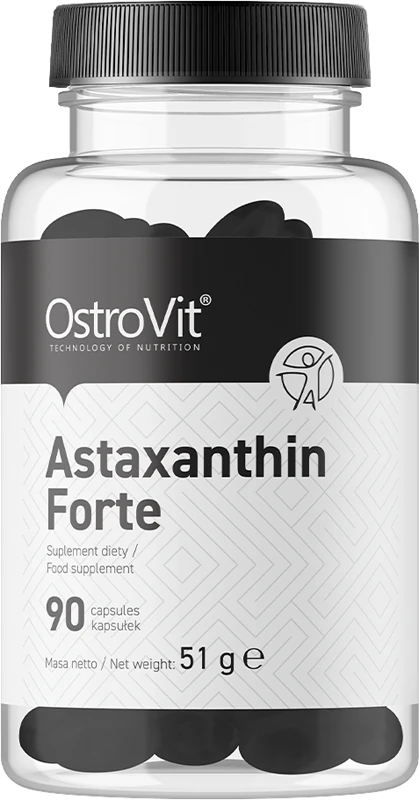 OstroVit Astaxanthin Forte doplnok stravy s prírodným antioxidantom