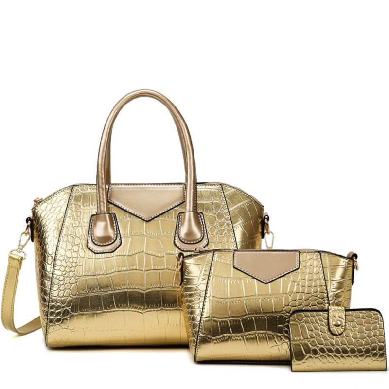 Sac à main de créateur à motif crocodile pour femme, petit sac bandoulière, sac messager grande capacité en cuir de qualité