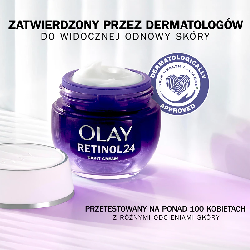 Olay Retinol 24 Night Cream hydratační a regenerační noční krém s vitamínem E