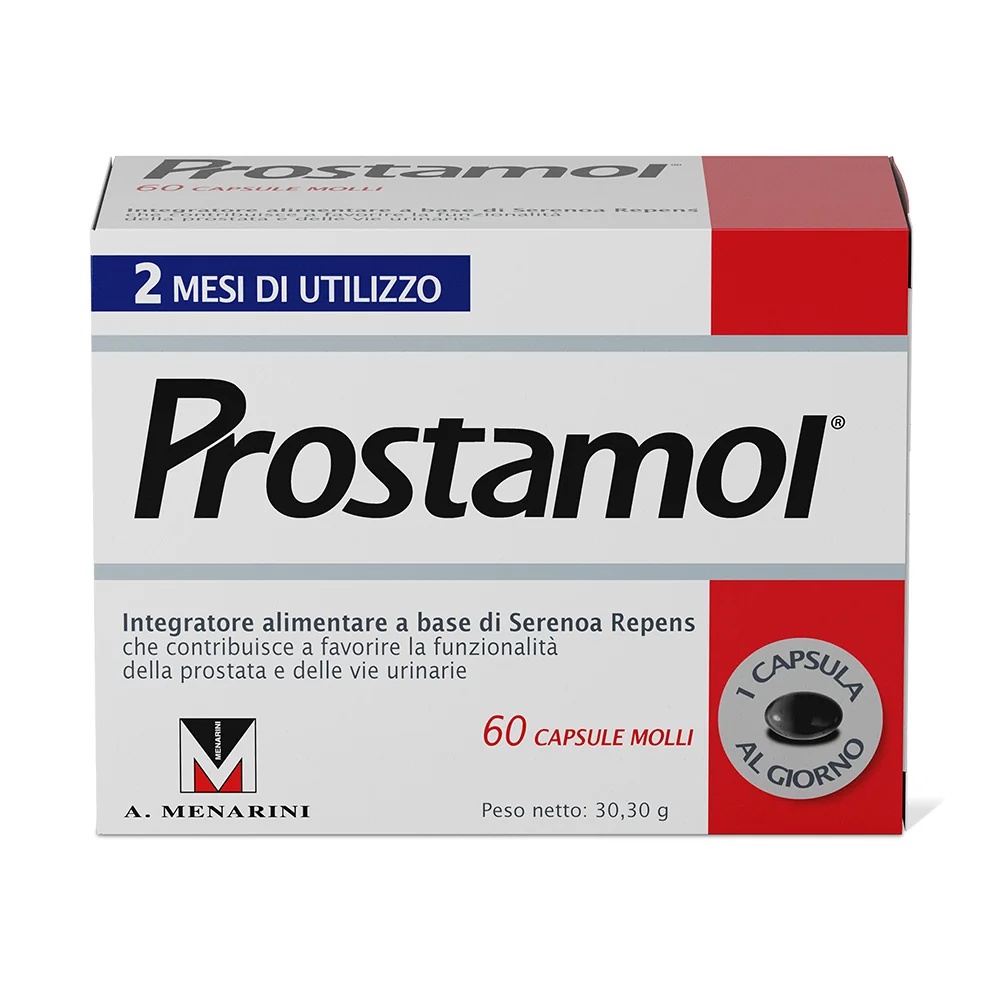 PROSTAMOL Prostamol 60 zachte capsules Voedingssupplement voor de prostaat en urinewegen