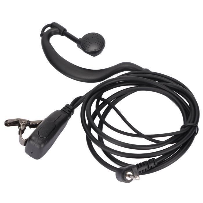 Auriculares para walkie-talkie con conector de 2,5 mm, radio bidireccional con micrófono para Motorola TLKR T80 T60 T5 T7 T3 T4 SURENHAP