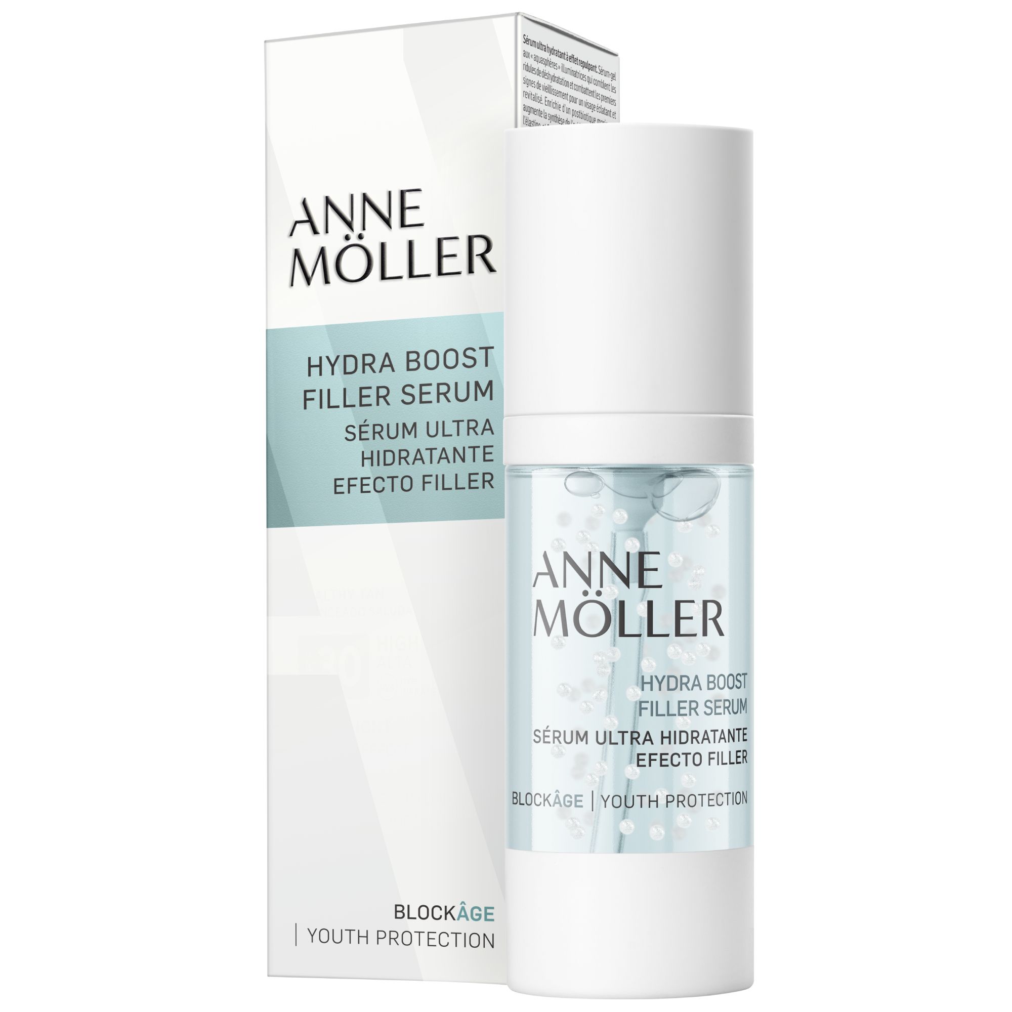 „Blockage Ultra Hydrating Serum“ su užpildo efektu Prabangus drėkinamasis ir maitinamasis poveikis