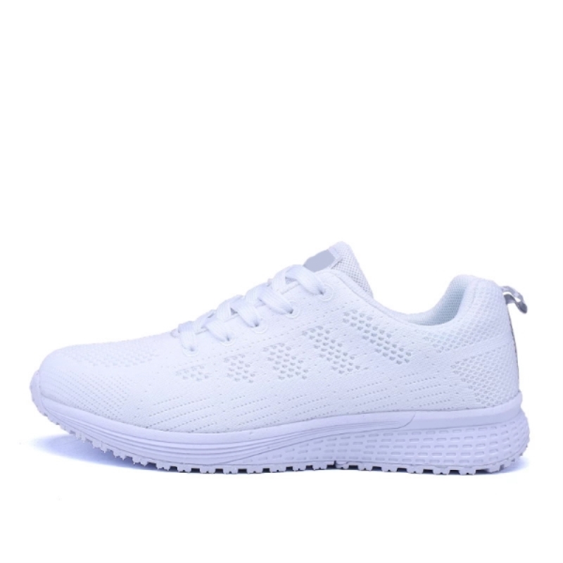 Sneakers da donna, scarpe sportive con lacci, scarpe da ginnastica per principianti in gomma, alla moda, in rete, con cinturini incrociati, scarpe da ginnastica piatte, scarpe da corsa, scarpe casual