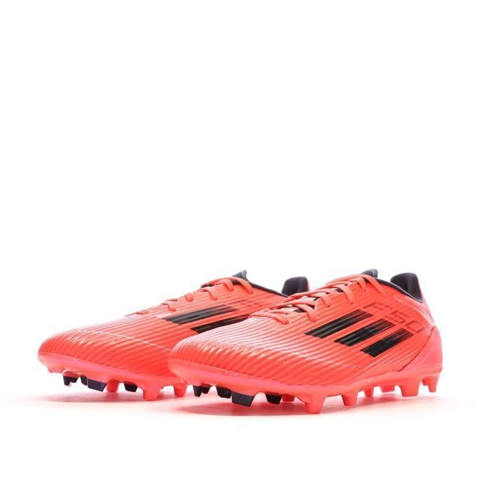 Botas de fútbol Adidas F50 League FG/MG para hombre, color rosa neón.