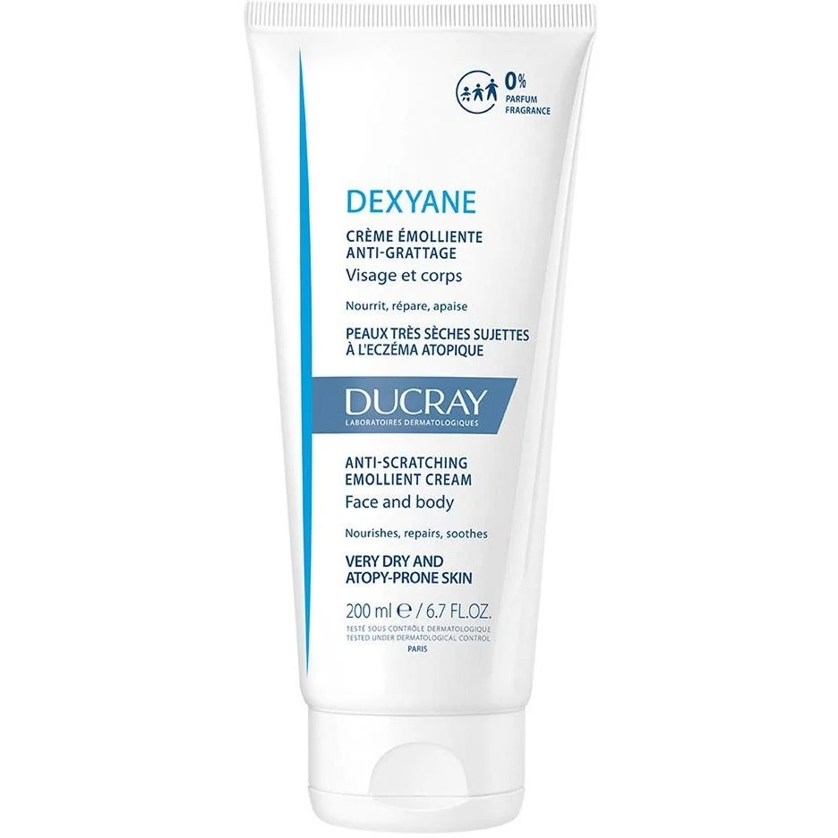 DUCRAY Ducray Dexyane verzachtende anti-jeukcrème 200 ml voor gezicht en lichaam