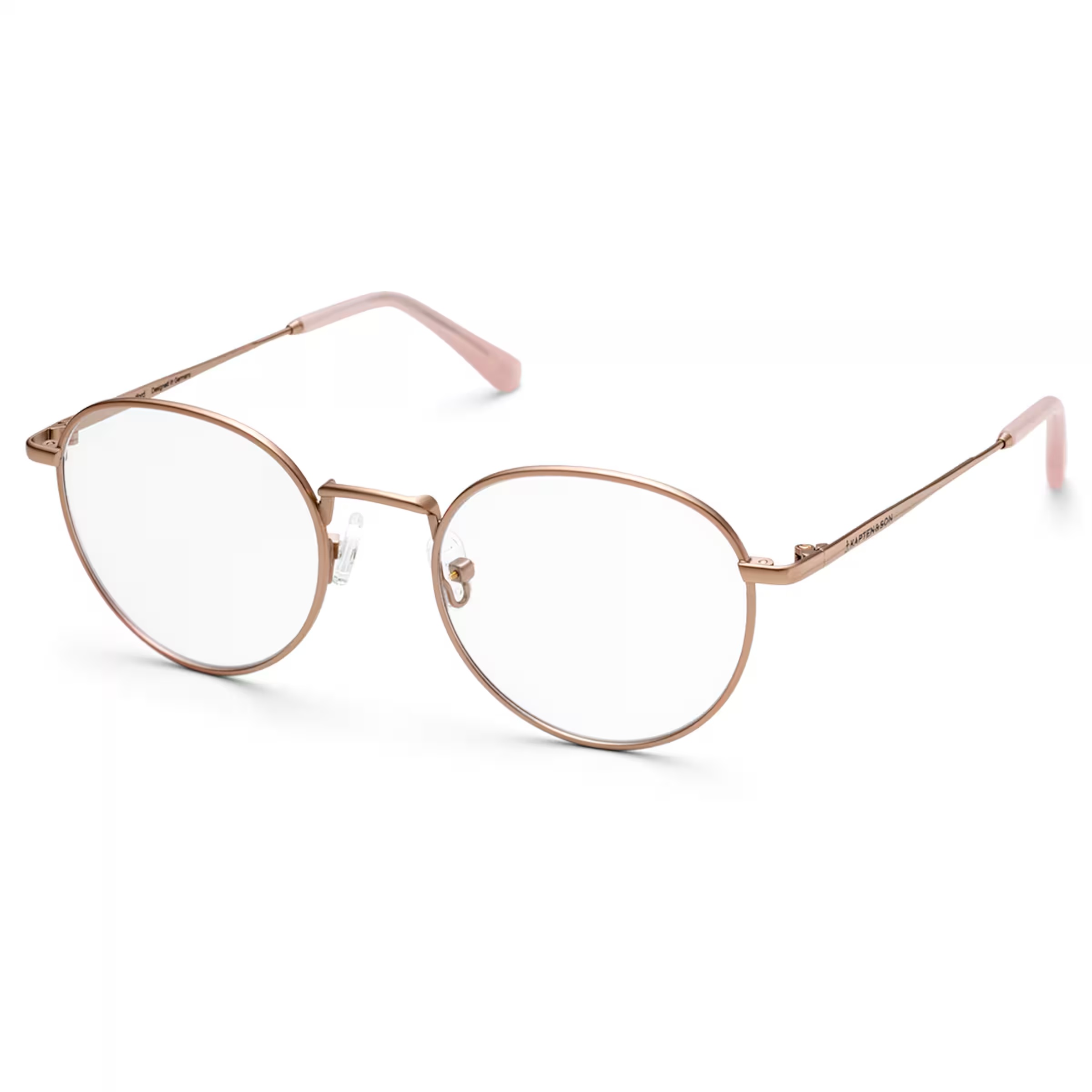 London Small Matt Rose Gold avec verres correcteurs