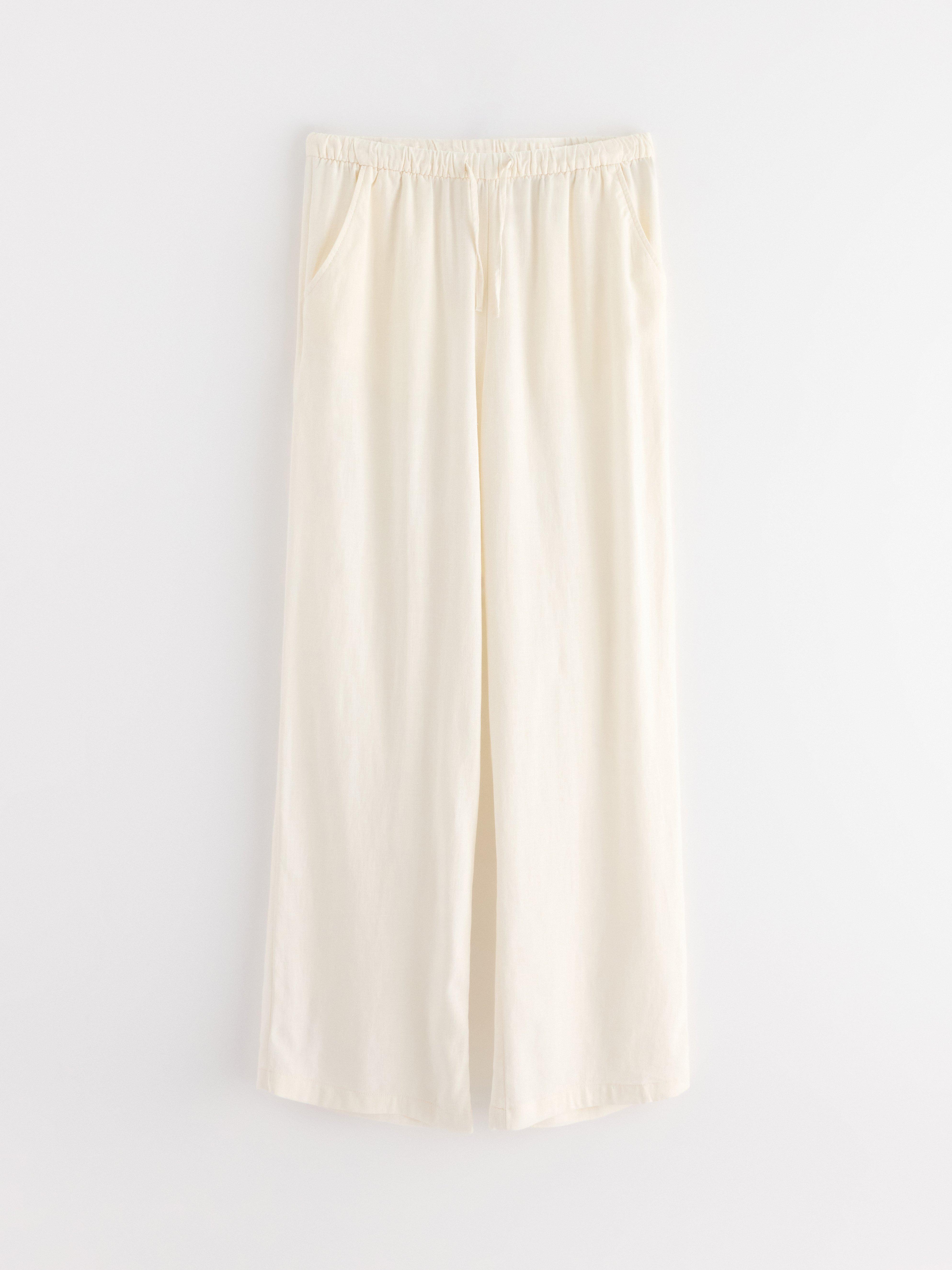 Bukser i linblanding Off White