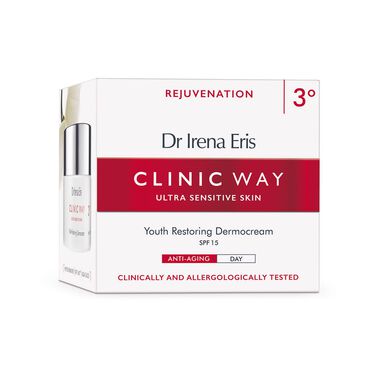 Dr. Irena Eris Clinic Way Youth Restoring Democream 3 Omlazující krém na obličej proti stárnutí SPF15 50 ml