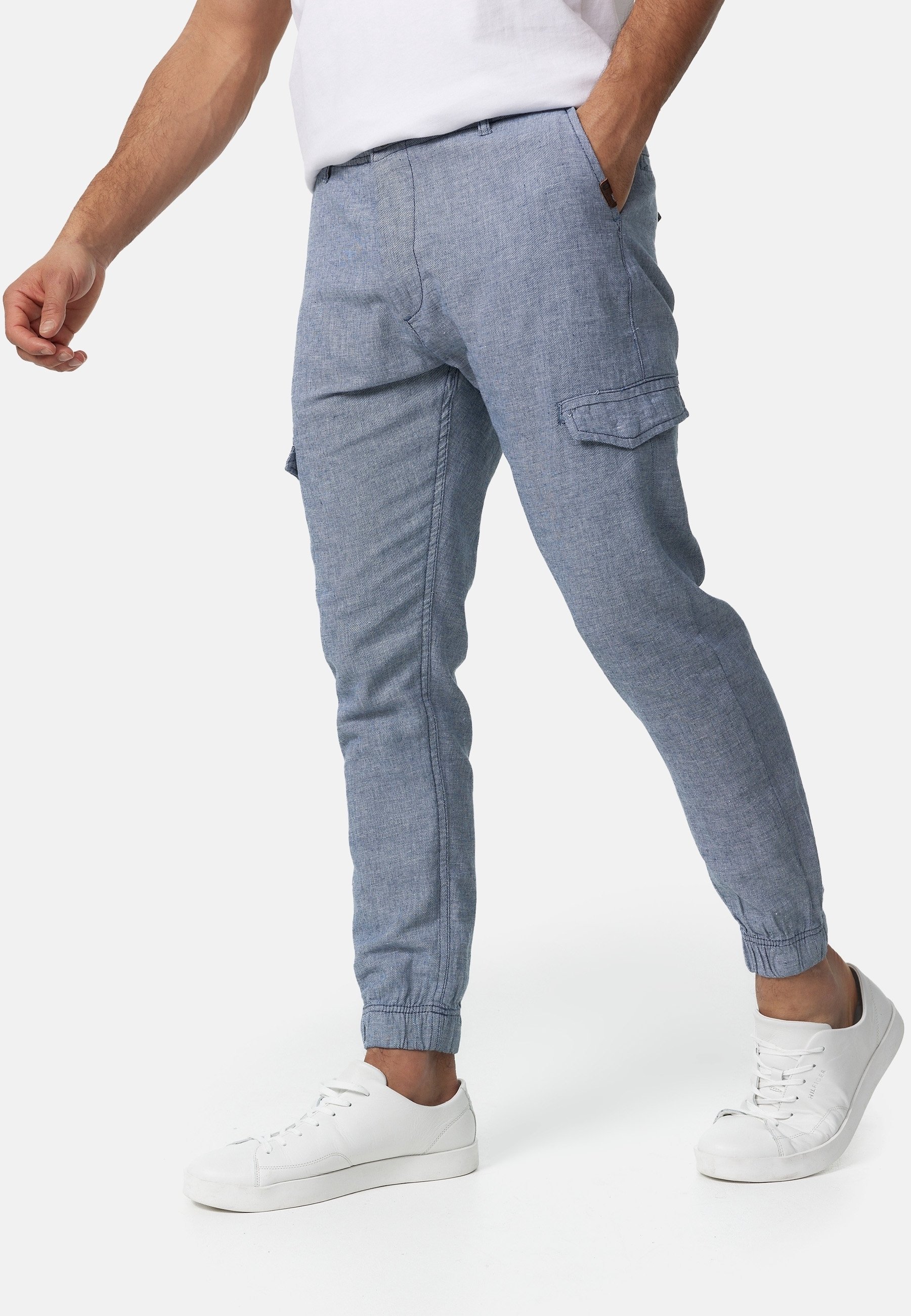 INDICODE JEANS Cargobroek - blauw