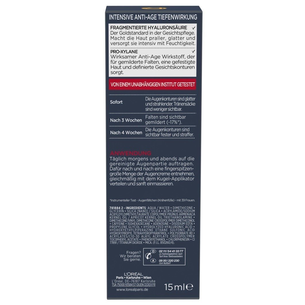 L'Oréal Paris Revitalift Laser X3 krema za područje oko očiju - 15 ml