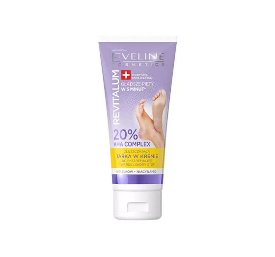 Eveline Cosmetics Revitalum złuszczająca tarka w kremie do stóp 75 ml