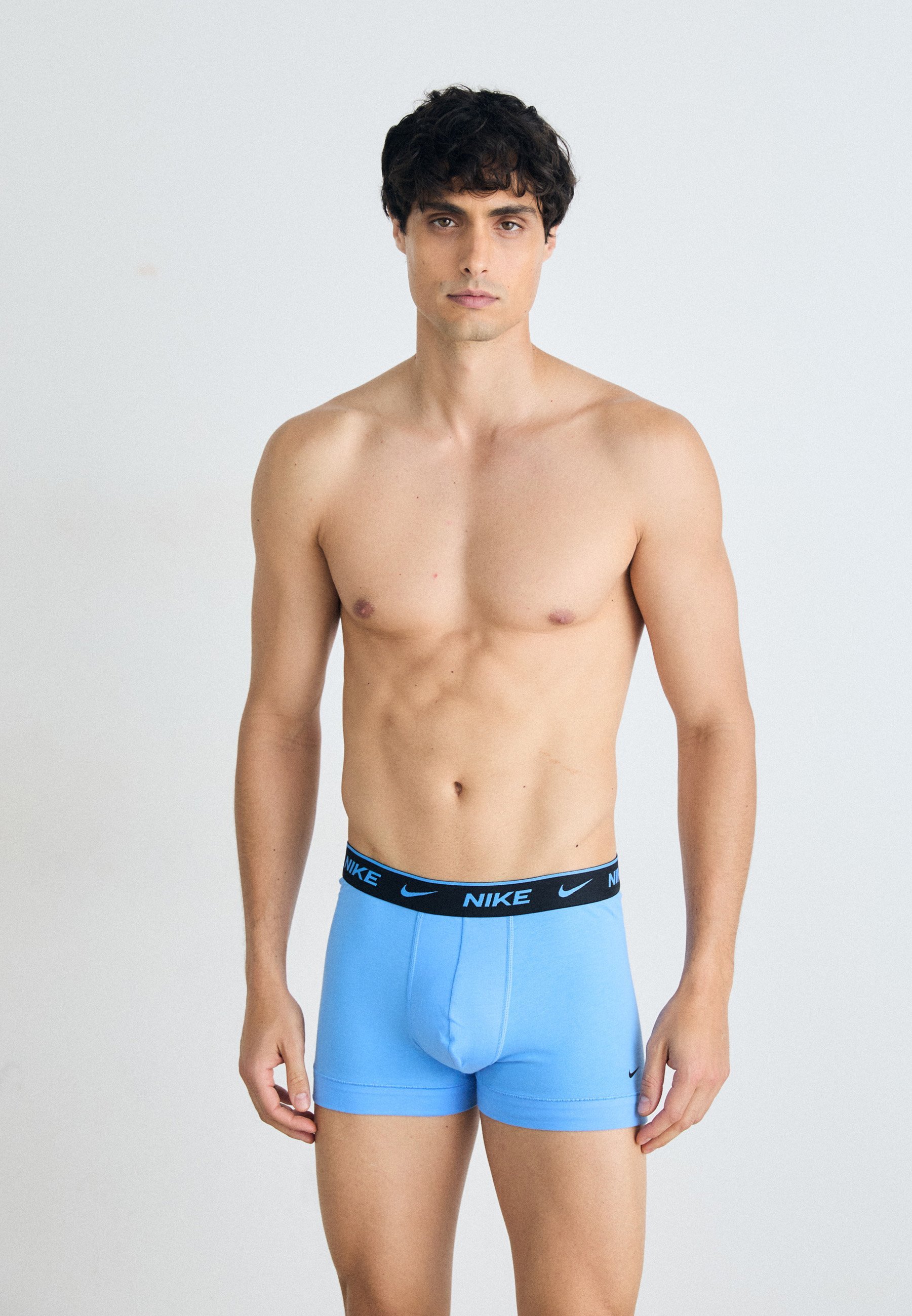 Slip Nike Underwear TRUNK PACK da 2 pezzi - blu uniforme/bordeaux effetto schiacciato