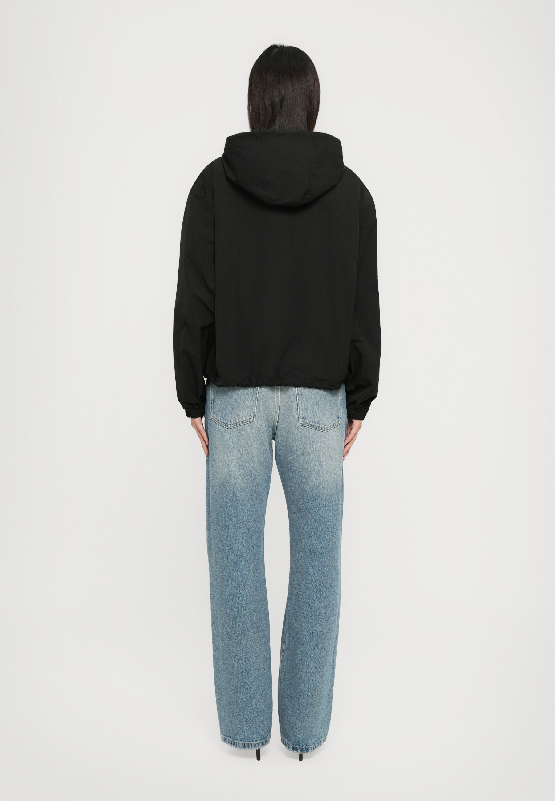 MOSCHINO auduma garā jaka - Vasaras jaka - melna