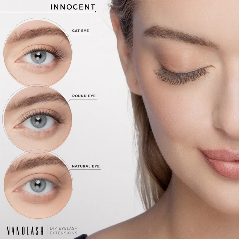 Štartovacia sada Nanolash pre domácich majstrov Innocent Home Eyelash predĺženie mihalníc