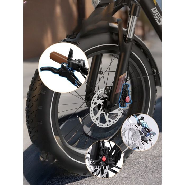 ONESPORT Scooter électrique OT16 Max 48V 18Ah 500W 50km/h 120km 20*4