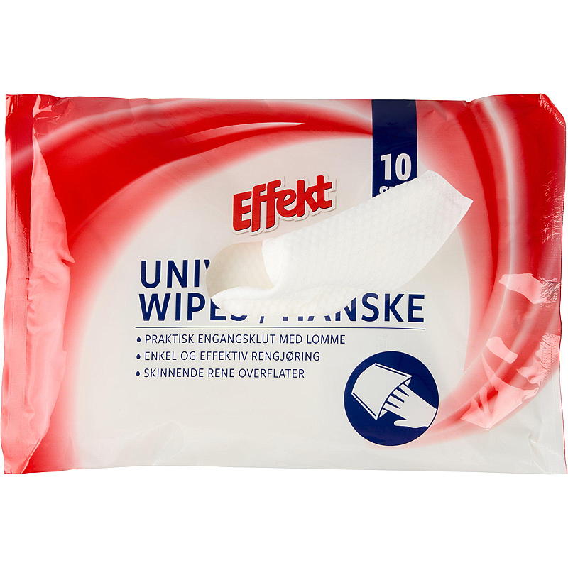 Effekt Rengjøringshanskekluter 10 stk.