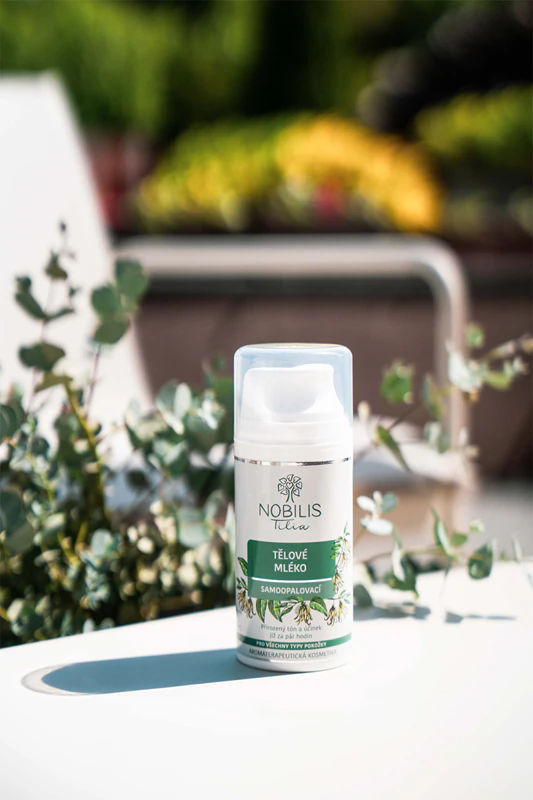 Leite autobronzeador Nobilis Tilia para corpo e rosto