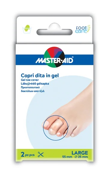 Μανίκια δακτύλων MASTER AID M-Aid με τζελ, μέγεθος L, 2 τεμάχια