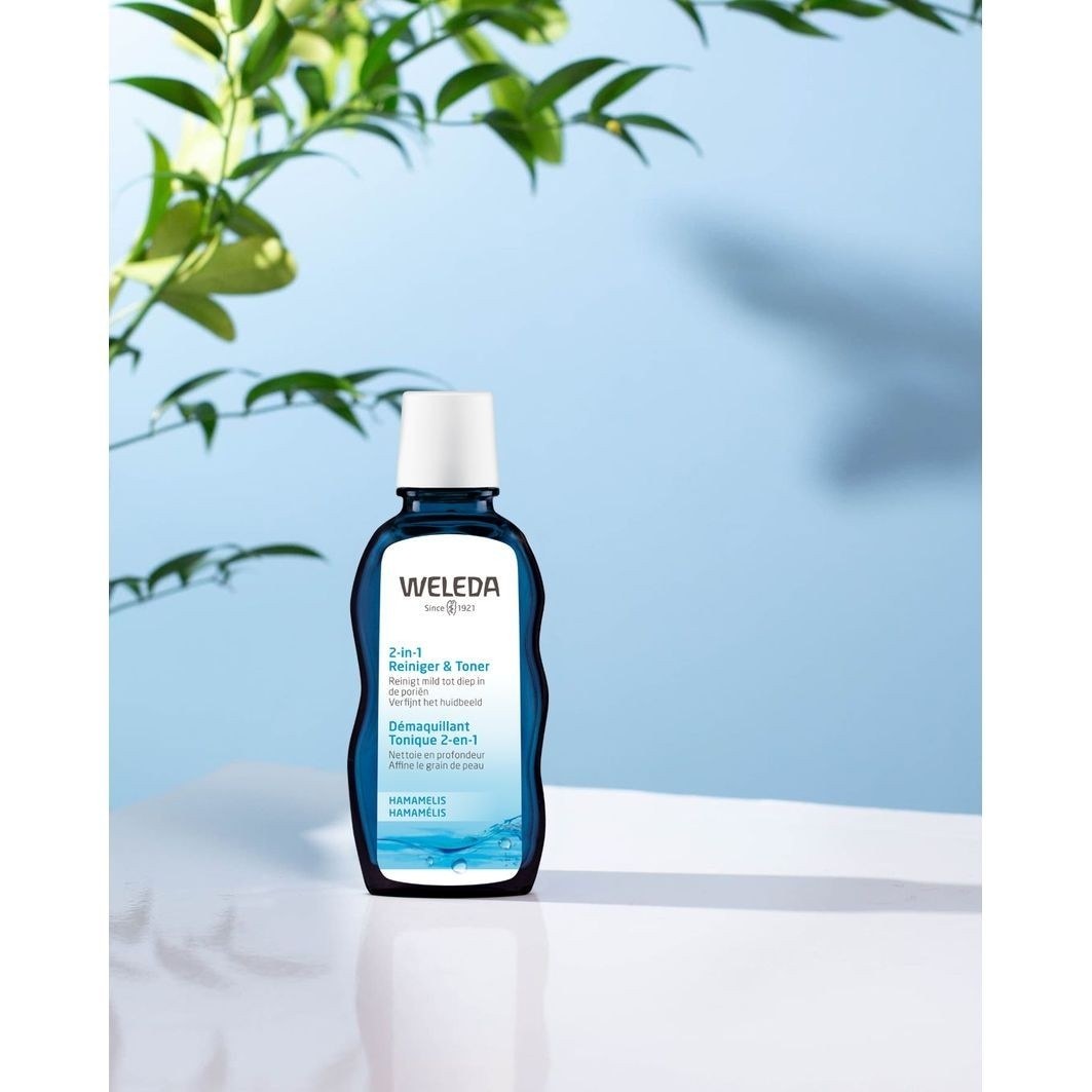 Weleda „All-in-one Care“ hamamelio 2 viename valomasis gelis ir veido tonikas – 100 ml