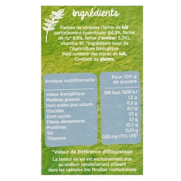 Modilac Mein Bio-Mehrkornbrei ab 6 Monaten 250 g