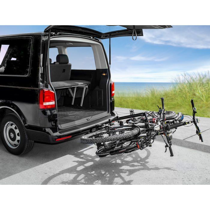 Eufab Premium II Plus fietsendrager voor 2 fietsen - Extra groot formaat voor achterklep