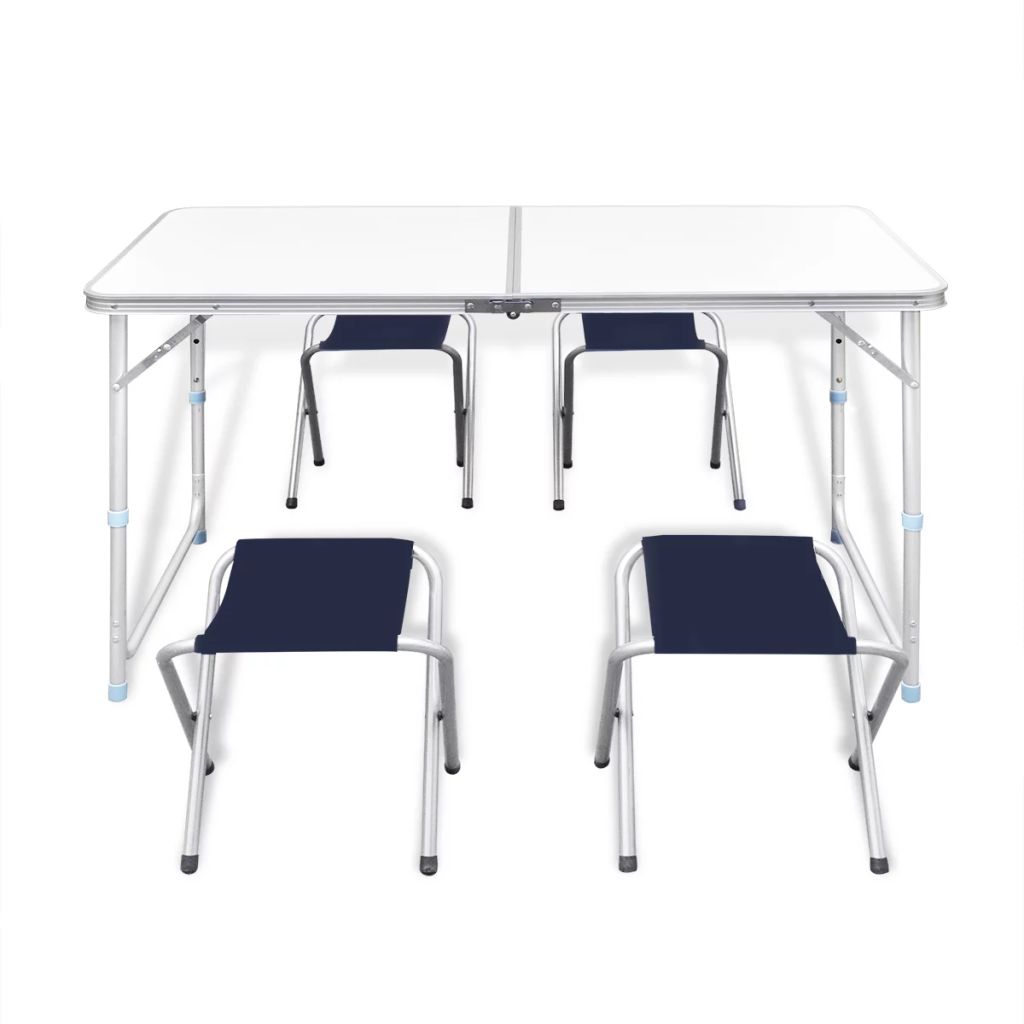 Vidaxl Hopfällbart Campingbord 120x60 cm