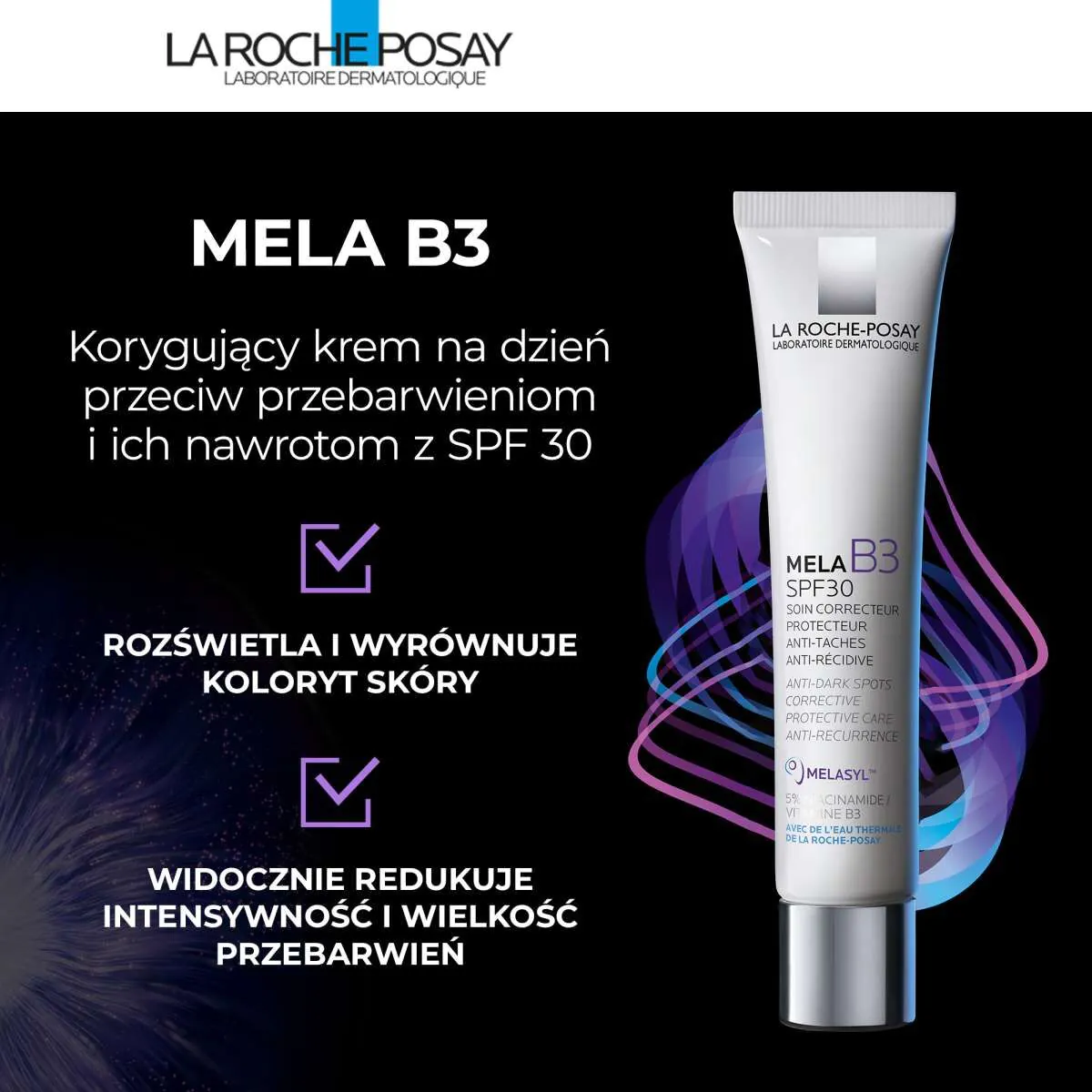 La Roche-Posay Mela B3 Krem przeciw przebarwieniom na dzień SPF30
