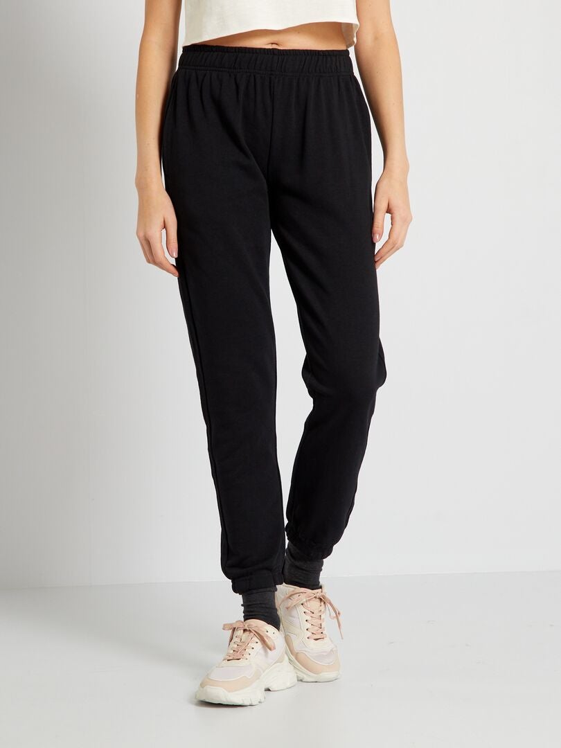 Fleece joggingbroek - Zwart