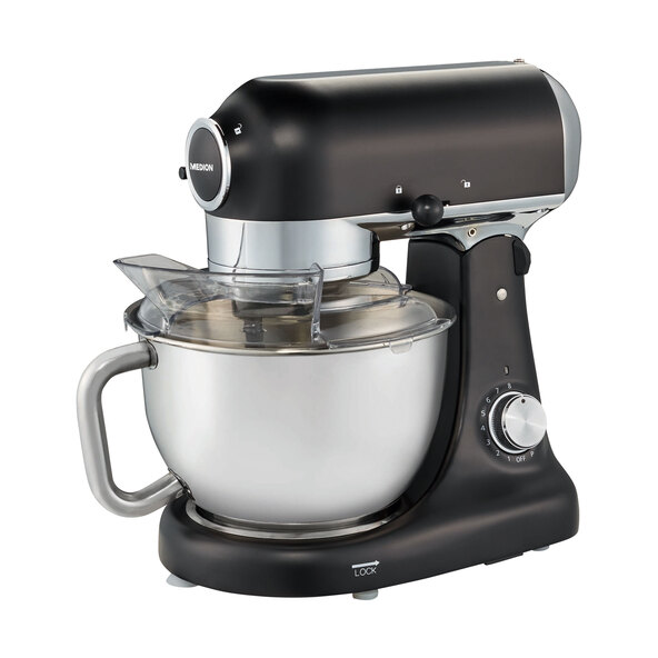 Premium food processor (MD16480), matte black