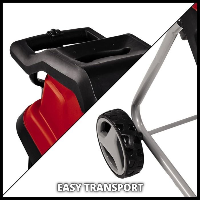 Trituradora de jardín Einhell GC-KS 2540 con cuchillas (2500 W, 3800 rpm). Incluye bolsa recolectora de 55 L.