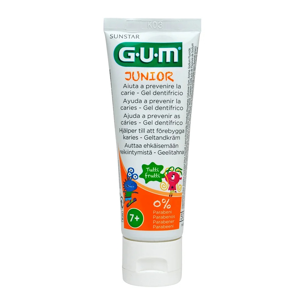 Kinderzahnpasta GUM Junior 7/12 Fluorid 1450 ppm