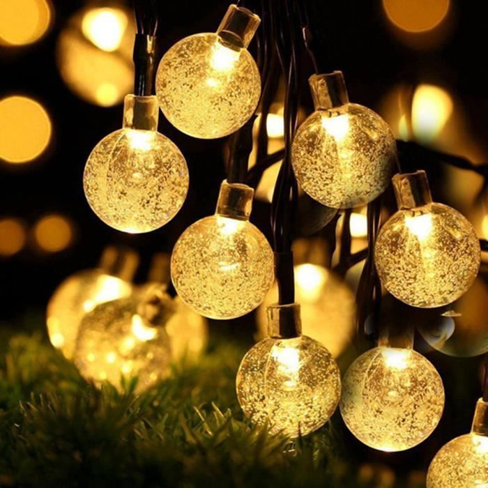 Guirlande lumineuse - MIOLOE - 6.5M - 30 LED - Blanc chaud - Étanche IP65 - 8 Modes