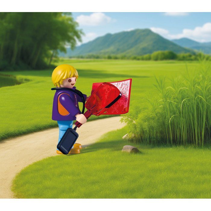 Playmobil 72072 Zoológico: Tratador de animais e veículo