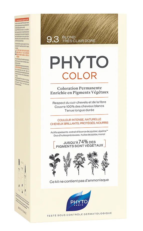 Phyto Phytocolor 9.3 Bardzo Jasny Złoty Blond Farba do włosów