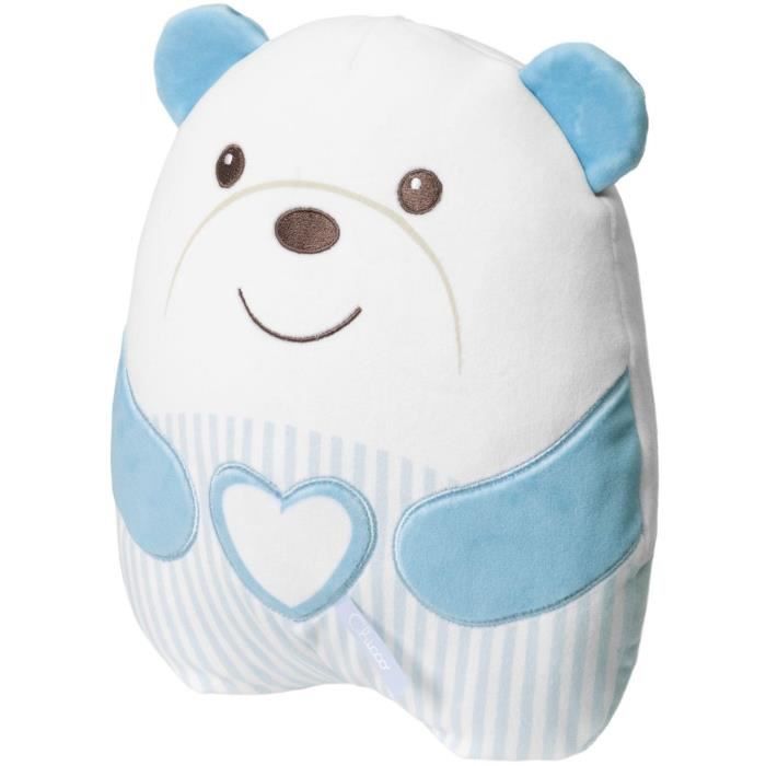 Osito de peluche suave - CHICCO - Azul - Desde el nacimiento
