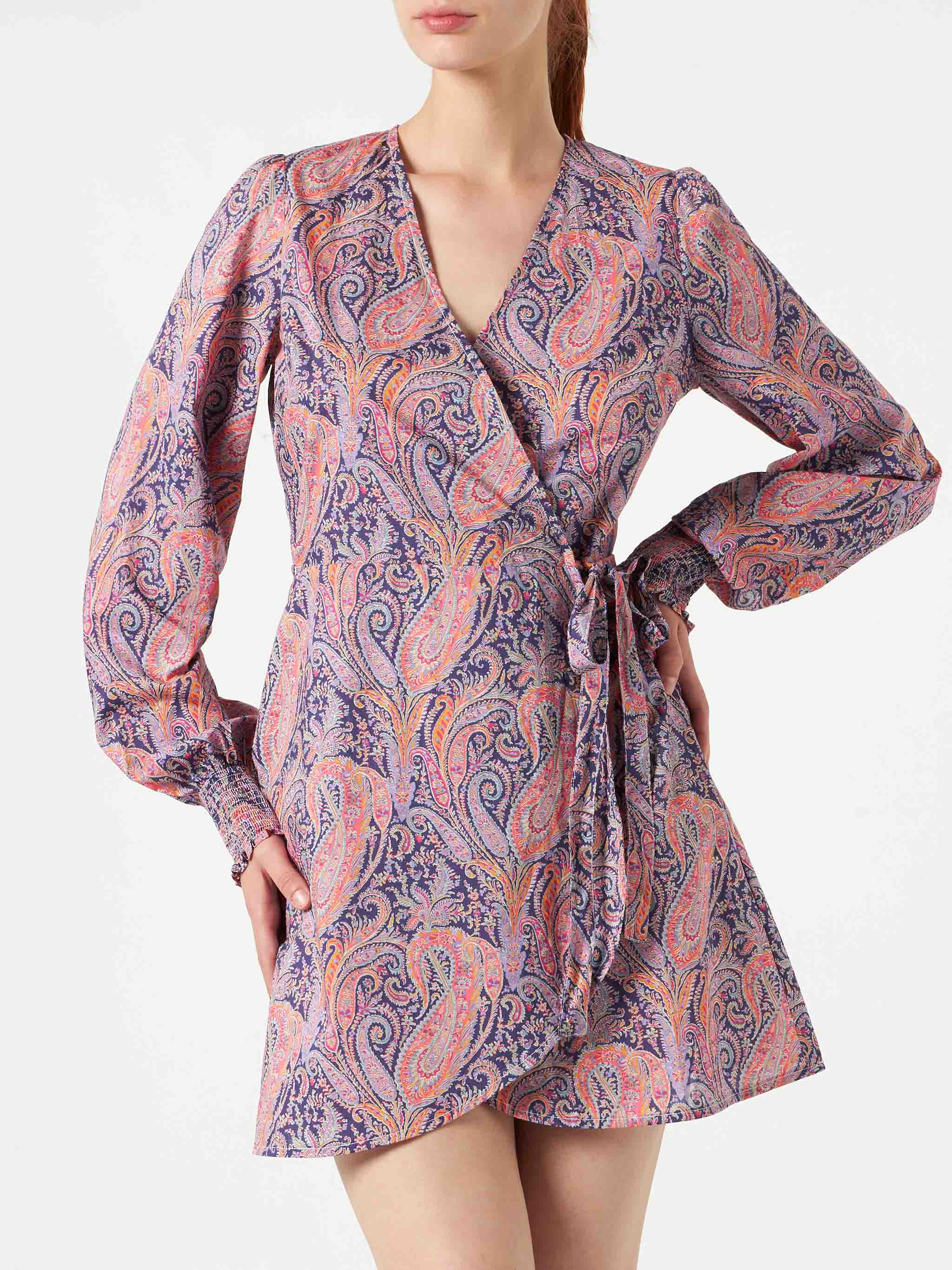 Korte katoenen jurk met Liberty-print | LIBERTY SPECIALE EDITIE