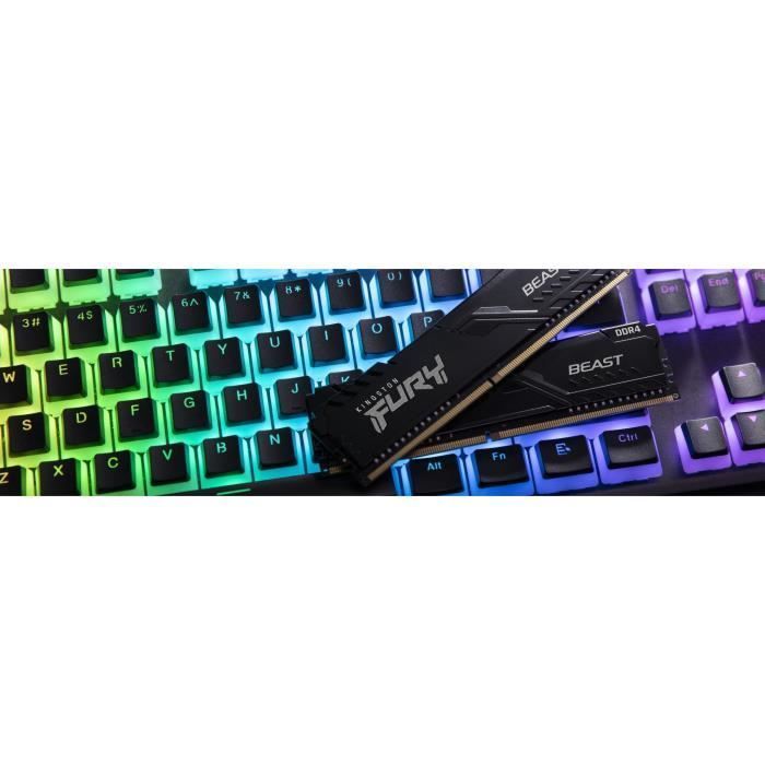 Memória Kingston FURY Beast 32GB (2 x 16GB) DDR4 3200MHz CL16